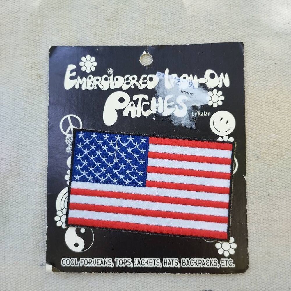 1990s Kalan USA flag patch
